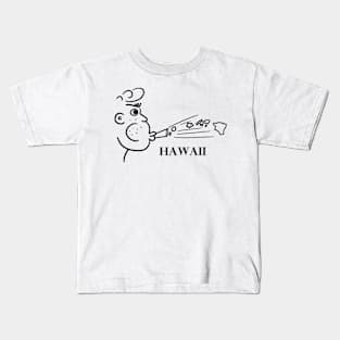 A funny map of Hawaii 2 Kids T-Shirt